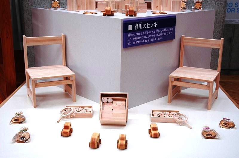 展示イメージ：香川県満濃池森林公園・森林学習展示館
