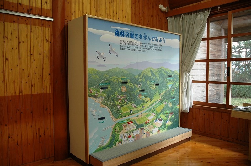 展示イメージ：香川県満濃池森林公園・森林学習展示館