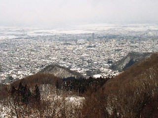 村山地域眺望（山形市西蔵王公園展望広場から）