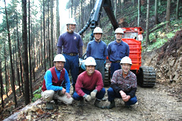 目指すのは地域貢献性の高い林業会社