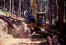 イメージ：高性能林業機械